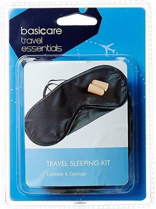 Basicare Sleeping Kit,Eyemask & Ear Plug, Eye Shade
