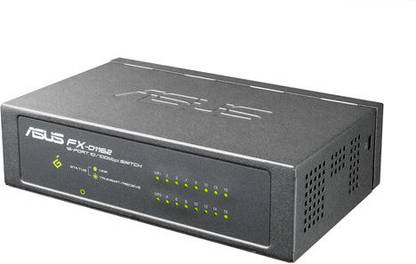 ASUS FX-D1162 V2 16 Port 10/100Mbps Switch with VIP Ports 16 Ports 10||100 Unmanaged Network Switch