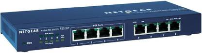NETGEAR FS108P 8 Ports 100 Mbps Unmanaged Network Switch