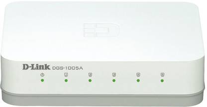 D-Link 5 Port Gigabit (DGS-1005A) 5 Ports 1000 Mbps Smart Network Switch