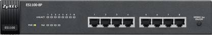 Zyxel ES1100-8P 8 Ports 10||100 Unmanaged Network Switch