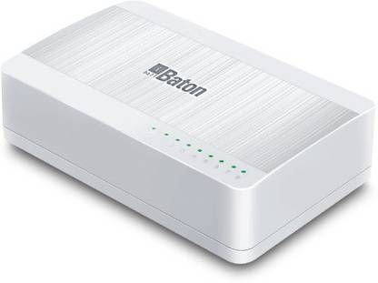 iball 8-Port 10/100M Fast Ethernet Switch. 8 Ports 100 Mbps Unmanaged Network Switch