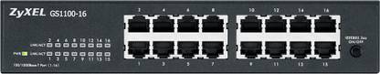 Zyxel GS1100-16 16 Ports 1000 Mbps Unmanaged Network Switch