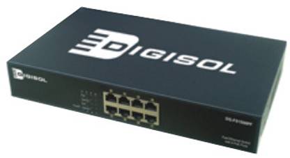 DIGISOL 8-Port 10/100 POE Ethernet Switch 8 Ports 10/100 Mbps Unmanaged Network Switch