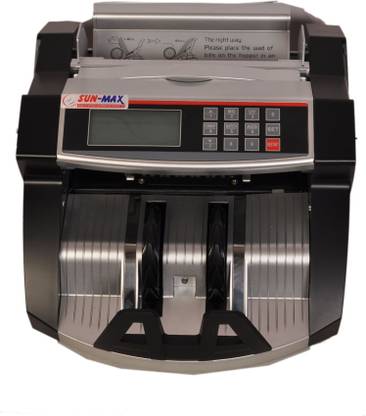 Sunmax SC 800 LCD Color Change With Fake Detectors Note Counting Machine