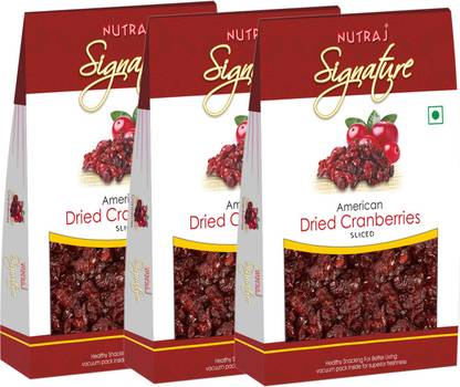 Nutraj Signature American Dried Cranberries Sliced