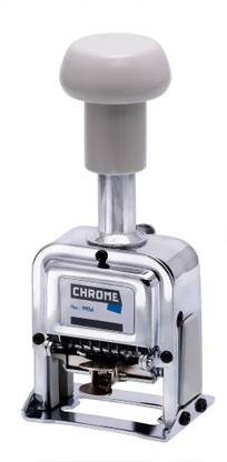 CHROME 9956 Numbering Machine  Office Set