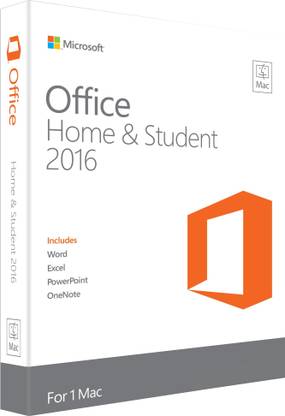 MICROSOFT Office Home and Student 2016 (For Mac)