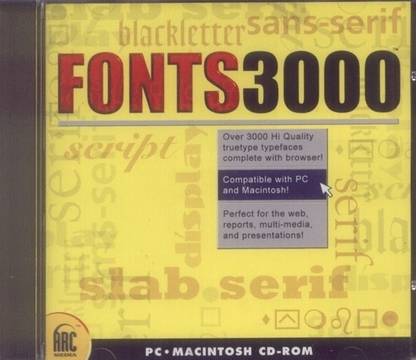 Arc Media Fonts 3000