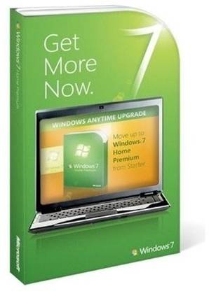 Microsoft Windows 7 Starter to Windows 7 Home Premium