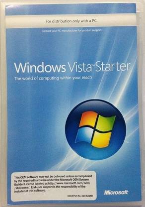 MICROSOFT Vista Starter 32 bit