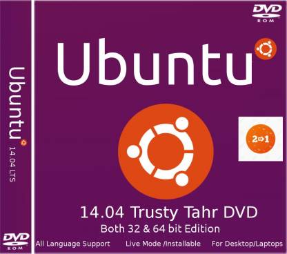 ubuntu 14.04 Trusty Tahr DVD 32 bit & 64 bit