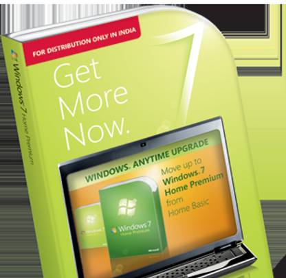 Microsoft Windows 7 Home Basic to Windows 7 Home Premium