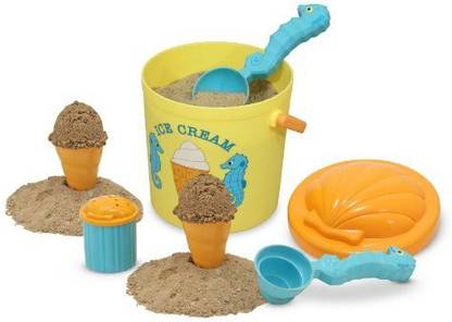 MELISSA & DOUG Sunny Patch Speck Seahorse Sand Ice Cream Set