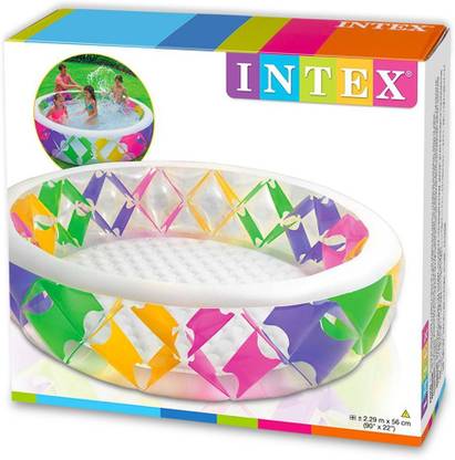 INTEX Swim Center Pinwheel Pool Inflatable Pool