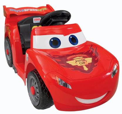 FISHER-PRICE Pixar Cars 2 Liittle Lightning McQueen Car Non Battery Operated Ride On