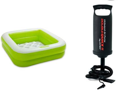 इंटेक्स Square Play Swimming Pool For Kids With Hand Pump