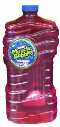Super Miracle Bubbles solution with wand Toy Bubble Maker