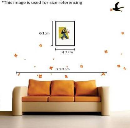 ART4U Sax Player Canvas 24 inch x 18 inch Painting