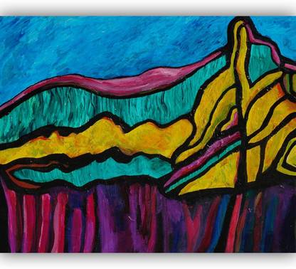 Vitalwalls Premium Art Print. Canvas 9.45 inch x 11.81 inch Painting