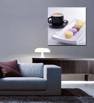 Tallenge Christmas Collection - Macaroons And Tea - Gallery Wrap Canvas Art
