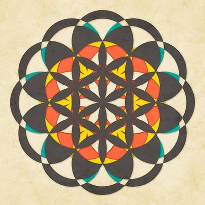 Sacred Geometry- The Flower of life 8 Fine Art Print