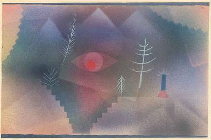 THE MUSEUM OUTLET Paul Klee - Glance of a Landscape - A3 Size Paper Print Digital Reprint 16.54 inch x 11.69 inch Painting
