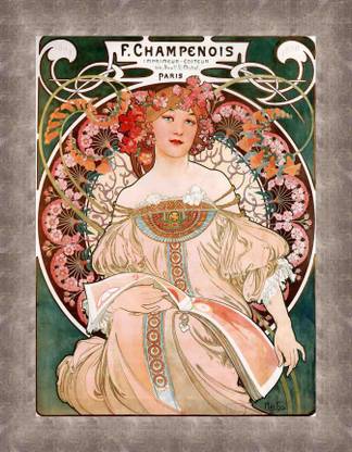 Canvas Classics f. champenois imprimeur-editeur-huge0 Canvas 26 inch x 22 inch Painting