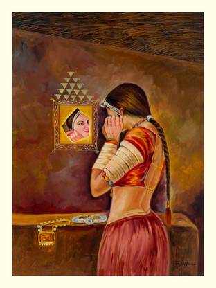 Royal Canvas Art Dressing Up Canvas 24 inch x 18 inch Painting