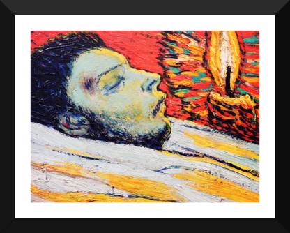 Tallenge - Pablo Picasso - La Muerte De Casagemas - Framed A3 Size Poster Paper Print