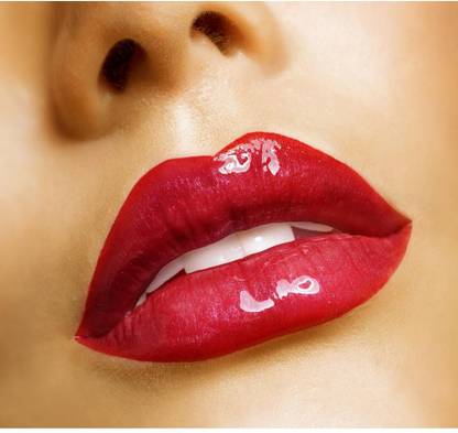 Sensual Mouth Framed Art Print Canvas Art
