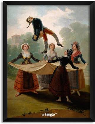 artangle Goya y Lucientes, Francisco de - The Straw Manikin, 1791-92 Digital Reprint 10.67 inch x 8 inch Painting