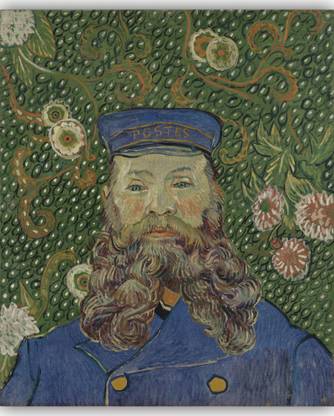 Vitalwalls Portrait of Postman Joseph Roulin Vincent Van Gogh Canvas 21 inch x 17.8 inch Painting