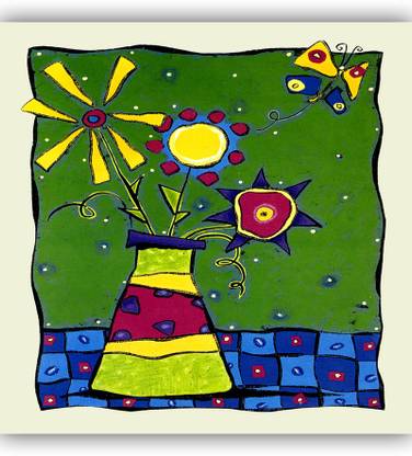 Vitalwalls Premium Art Print. Canvas 23.62 inch x 23.62 inch Painting