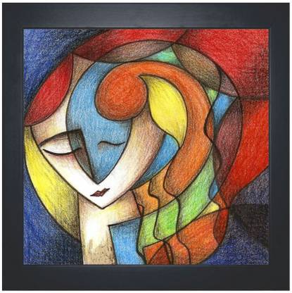 Art Factory Abstract Canvas 20 inch x 20 inch Painting