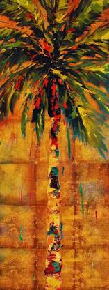 Vitalwalls Abstract Digital Reprint 46.81 inch x 17.7 inch Painting