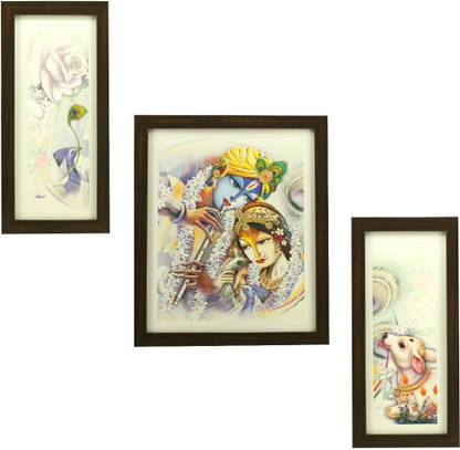 Indianara Indr567 Ink 12.5 inch x 11.5 inch Painting