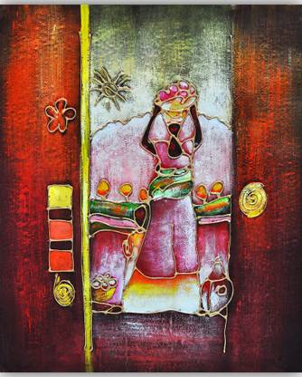 Vitalwalls Premium Art Print. Canvas 28.62 inch x 23.62 inch Painting