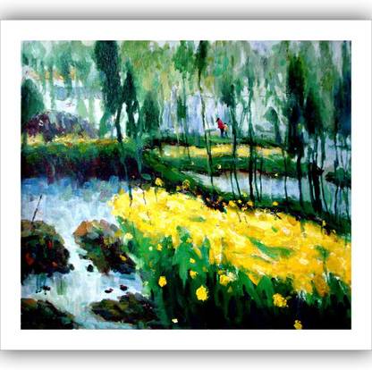 Vitalwalls Premium Art Print Canvas 15.71 inch x 17.72 inch Painting
