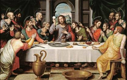 Elegance LAST SUPPER Canvas 17.5 inch x 28 inch Painting