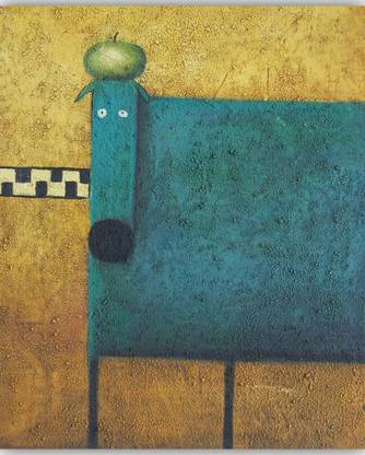 Vitalwalls Premium Art Print Gallary Wrapped On Pure Wooden Frame Canvas 14.25 inch x 11.81 inch Painting