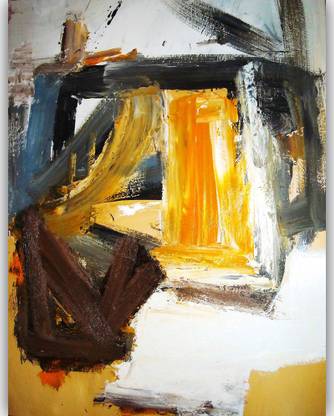 Vitalwalls Abstract Painting Premium Canvas Art Print Gallary Wrapped on Pure Wooden Frame Canvas 30.91 inch x 23.62 inch Painting