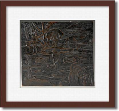 PosterMart Paul Gauguin - Mahana Atua The Food of the Gods Digital Reprint 27 inch x 29 inch Painting