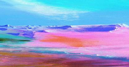 Painting Mantra Landscape Scenery Canvas 12 inch x 23 inch Painting