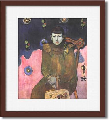 PosterMart Paul Gauguin - Portrait of a Young Woman. Vaite Jeanne Goupil Digital Reprint 18 inch x 16 inch Painting