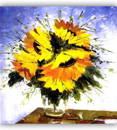 Vitalwalls Premium Art Print Canvas 23.62 inch x 23.62 inch Painting