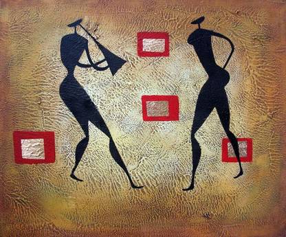 Vitalwalls Abstract Digital Reprint 19.57 inch x 23.6 inch Painting