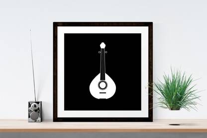 MeriDeewar Tuntuna_musical instrument Digital Reprint 12 inch x 12 inch Painting