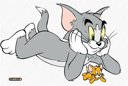 Pics And You Tom And Jerry Cartoon Themed 197 Digital Reprint 12 inch x 18 inch Painting