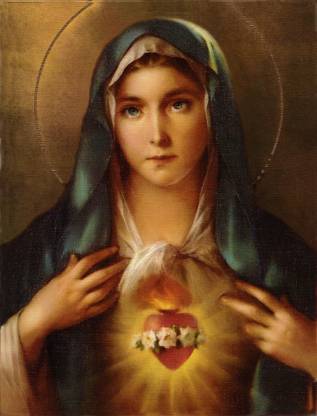 Elegance MOTHER MARY Canvas 15.75 inch x 12 inch Painting